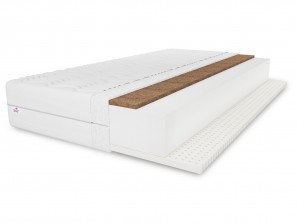 Matelas mousse coco latex Tango 140x200x20cm - H3 / H4 moyennement ferme / ferme