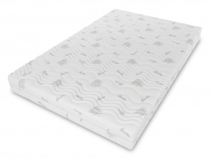 Matelas en mousse Aloe Vera 140x200x10 cm - H3 medium firm