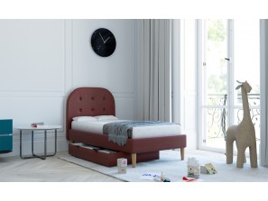 Lit d'enfant FIGO 80x200 cm avec conteneur de literie et cadre