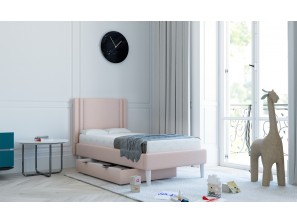 Lit enfant TERRY 100x180 cm avec conteneur de literie et cadre
