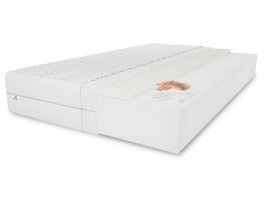Matelas en latex à mémoire de forme 80x200x20 cm - H3 medium firm