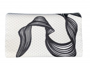 Oreiller Visco + housse ARGAN 70x45x10 cm oreiller de rééducation orthopédique profilé