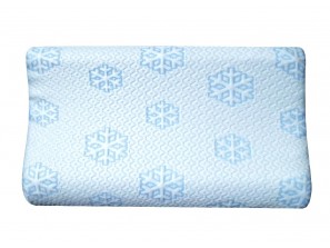 Housse Visco + cool sensation 50x35x12 oreiller de rééducation orthopédique profilé