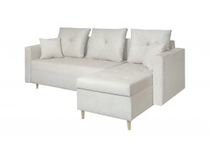 Canapé d'angle OTTO I avec fonction de couchage et conteneur à literie
