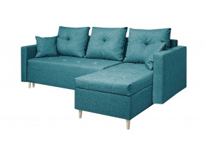 Canapé d'angle OTTO I avec fonction de couchage et conteneur à literie