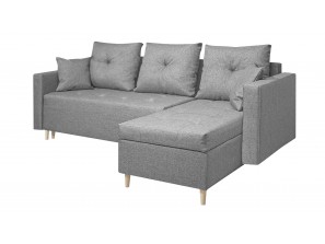 Canapé d'angle OTTO I avec fonction de couchage et conteneur à literie