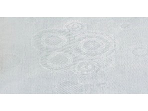 Protège-matelas en jacquard blanc - Protège-matelas en jacquard brillant