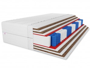 copy of Materac dwustronny kieszeniowy na sprężynach SALSA KOKOS 80x200x19cm - H3/H4 średniotwardy/twardy