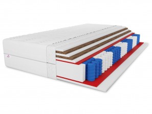 copy of Materac dwustronny kieszeniowy na sprężynach SALSA KOKOS 80x200x19cm - H3/H4 średniotwardy/twardy